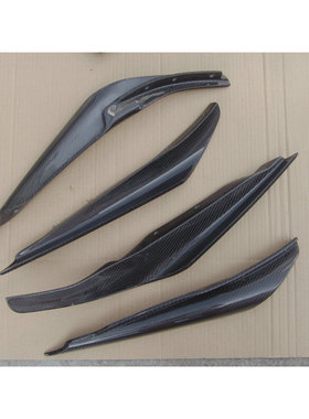 适用于适用于三菱EVO 10代/翼神改装专用碳纤前风刀前杠风刀弯刀