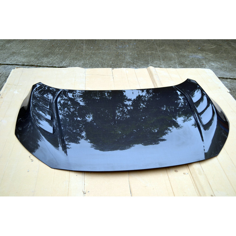 适用本田十代思域开孔碳纤维