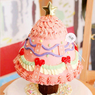 网红ins复古风女神许愿树生日蛋糕店长沙南宁昆明兰州