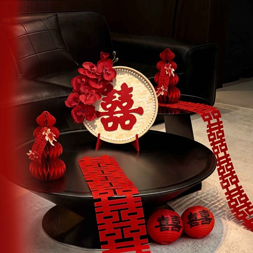 婚房布置一定要配仿真花摆件！！