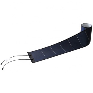 80W 150W柔性薄膜太阳能电池板 抗冰雹可踩踏可卷曲卷曲直径20cm