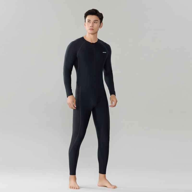 男款潜水服连体长袖长裤防晒套装
