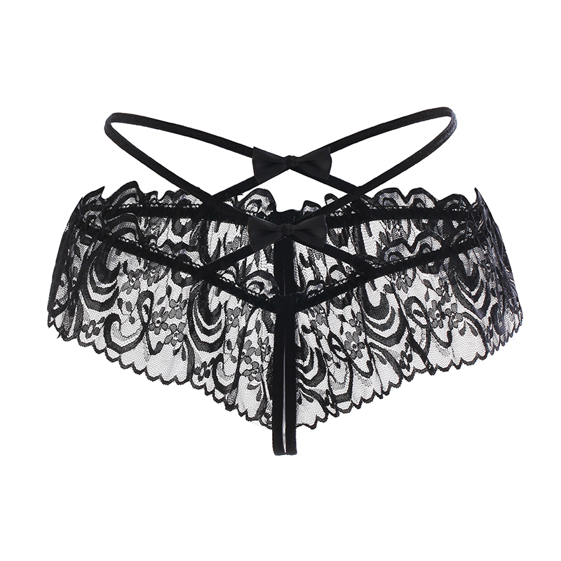 大码性感内裤蕾丝开档免脱