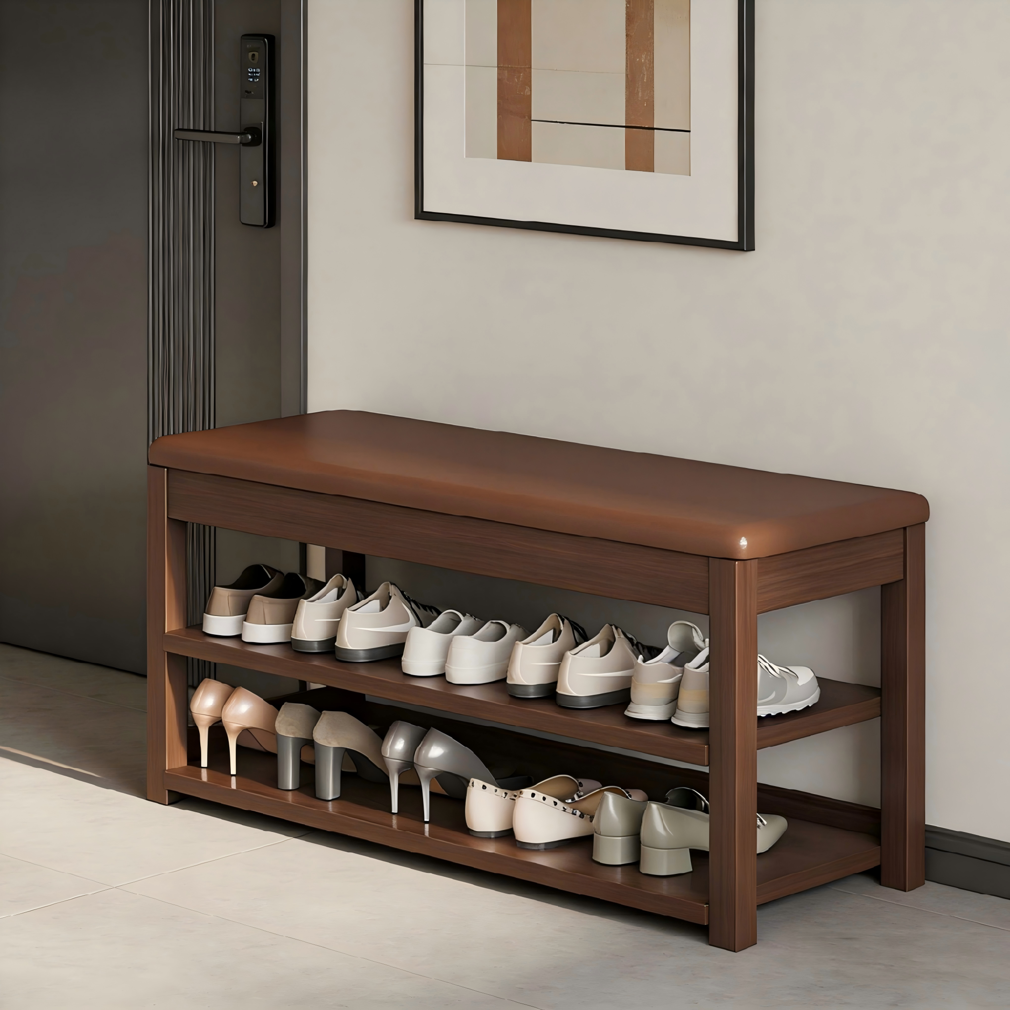 换鞋凳门口家用极窄可坐收纳穿鞋凳轻奢高级感入户门鞋柜坐凳一体,住宅家具,换鞋凳,淘宝优惠券,粉丝福利购,淘宝优惠卷