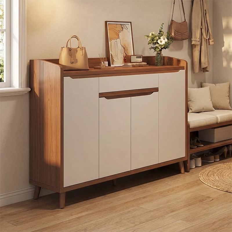 鞋柜家用门口收纳柜一体靠墙2026新款爆款防尘大容量多层收纳鞋架