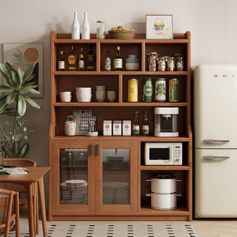 餐边柜酒柜新款客厅靠墙收纳储物一体茶水柜家用置物斗柜厨房橱柜