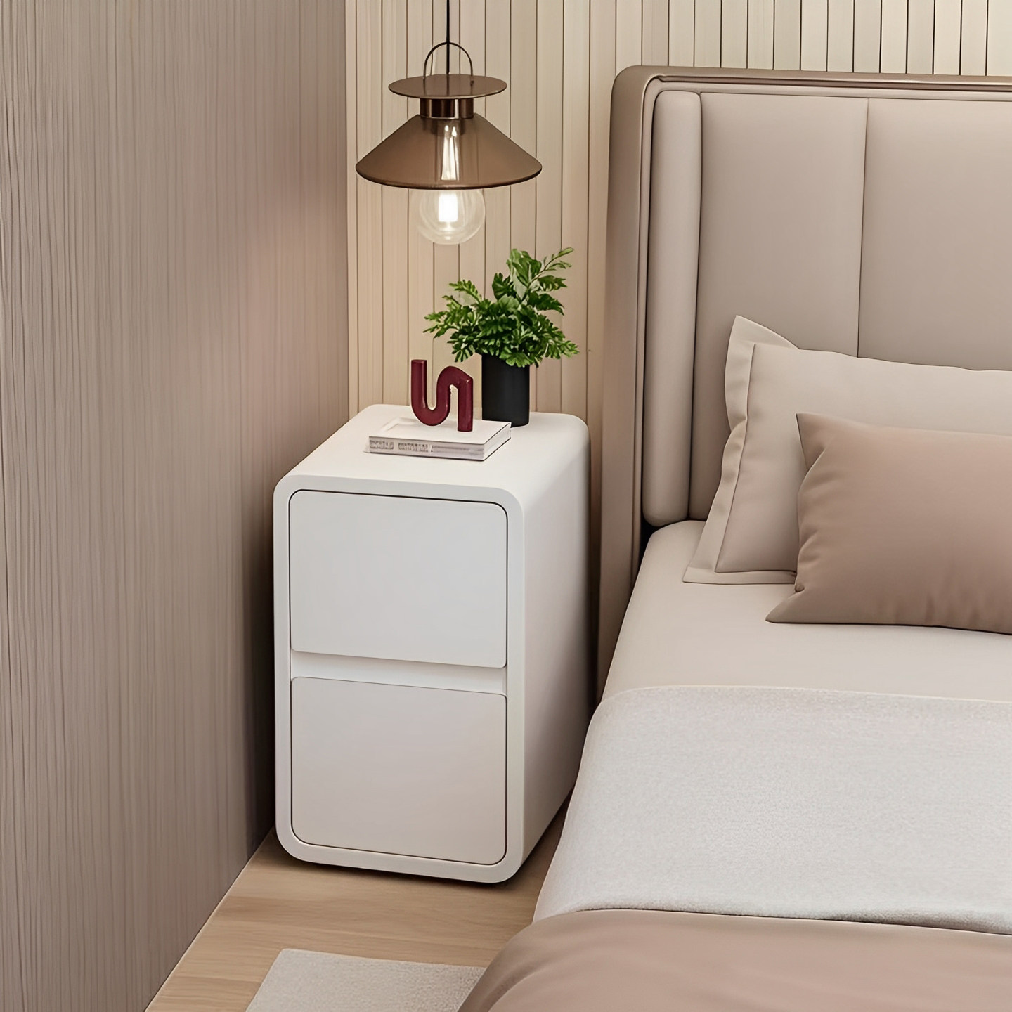 床头柜小型家用极窄床边夹缝置物柜2026爆款卧室20公分宽迷你窄