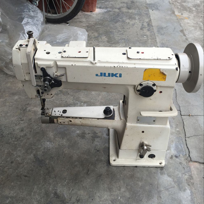 二手原装重机juki细嘴244高头车细梭综合送料厚料包边工业缝纫机