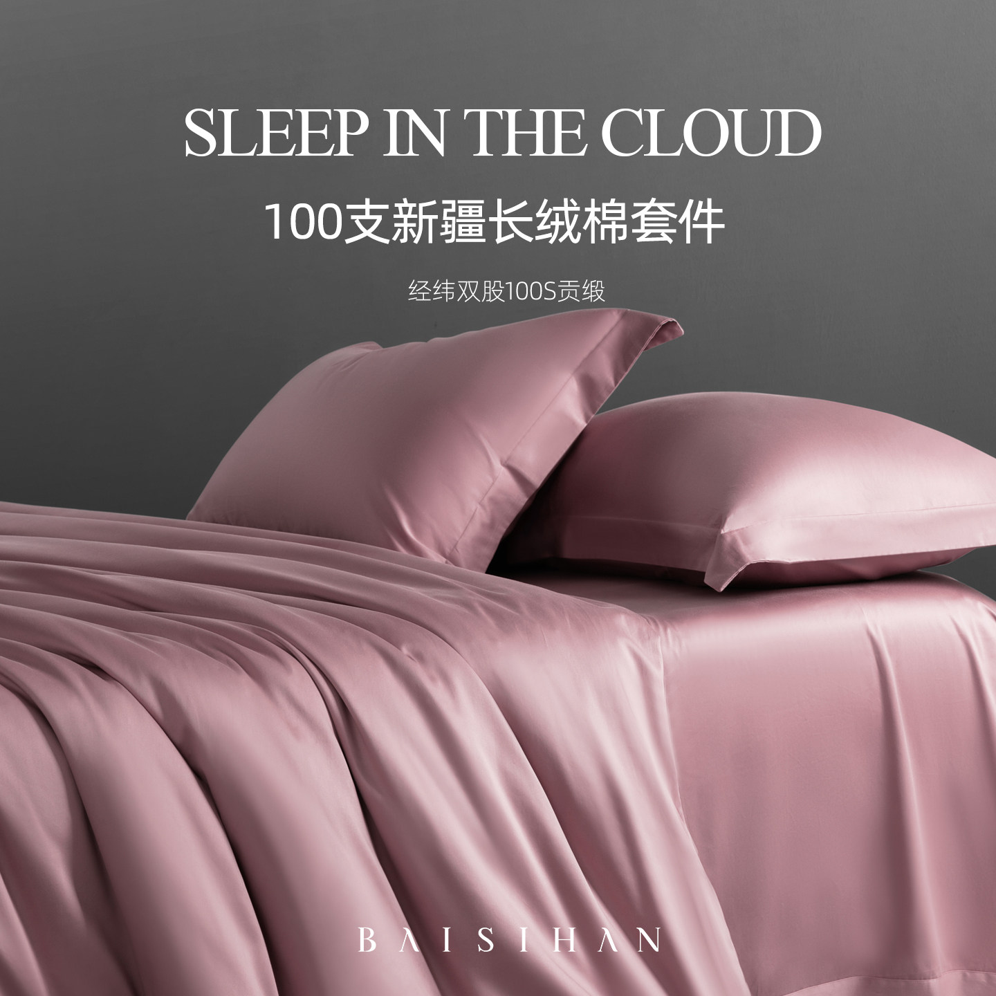百思寒正宗双股100支全棉四件套