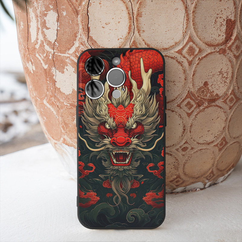 中国风复古东方龙霸气纹身图适用iPhone16 ProMax/15 plus苹果14Pro手机壳13/12防摔保护套华为vivo小米oppo,3C数码配件,手机保护套/壳,淘宝优惠券,粉丝福利购,淘宝优惠卷