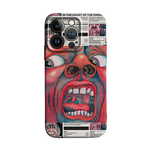 摇滚乐队克里姆森国王King Crimson艺术封面适用iPhone17 ProMax/air 16 plus苹果15Pro手机壳14防摔13保护套