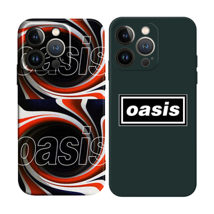 英伦摇滚乐队Oasis绿洲复古潮周边适用于iPhone16 ProMax/15 plus苹果14Pro手机壳13/12防摔保护壳套华为厦门