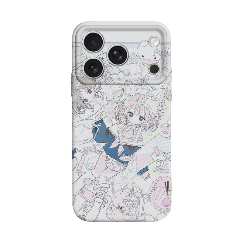 动漫画萝莉可爱二次元人物适用iPhone17 ProMax/air 16 plus苹果15Pro手机壳14防摔13保护套华为荣耀小米oppo