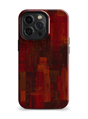 小众艺术红色色块极简简约适用iPhone17 ProMax/air 16 plus苹果15Pro手机壳14防摔13保护套华为荣耀小米oppo