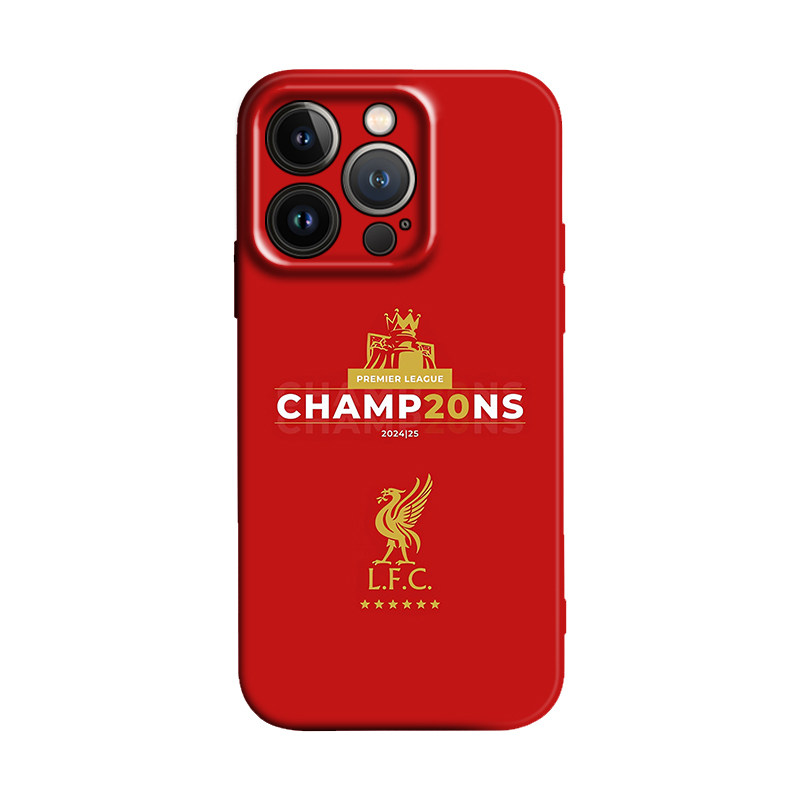 利物浦Liverpool2024/25英超联赛冠军纪念适用iPhone17promax手机壳15苹果16Pro/14保护
