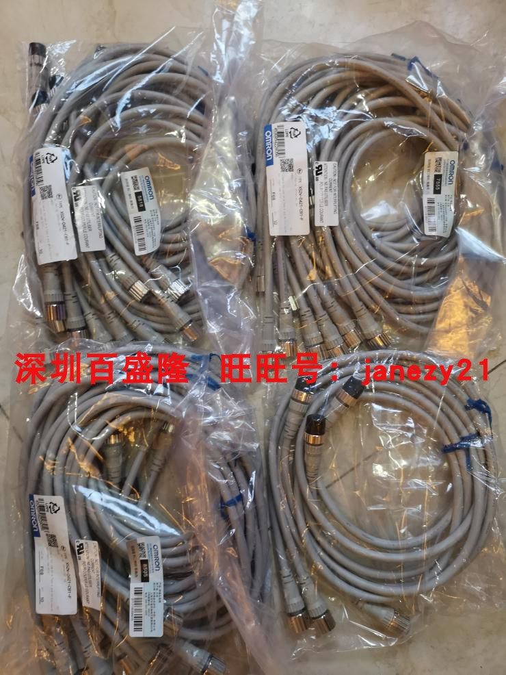 Omron/欧姆龙原装全新正品连接线XS2W-D421-C81-F XS2W-D421-D81-