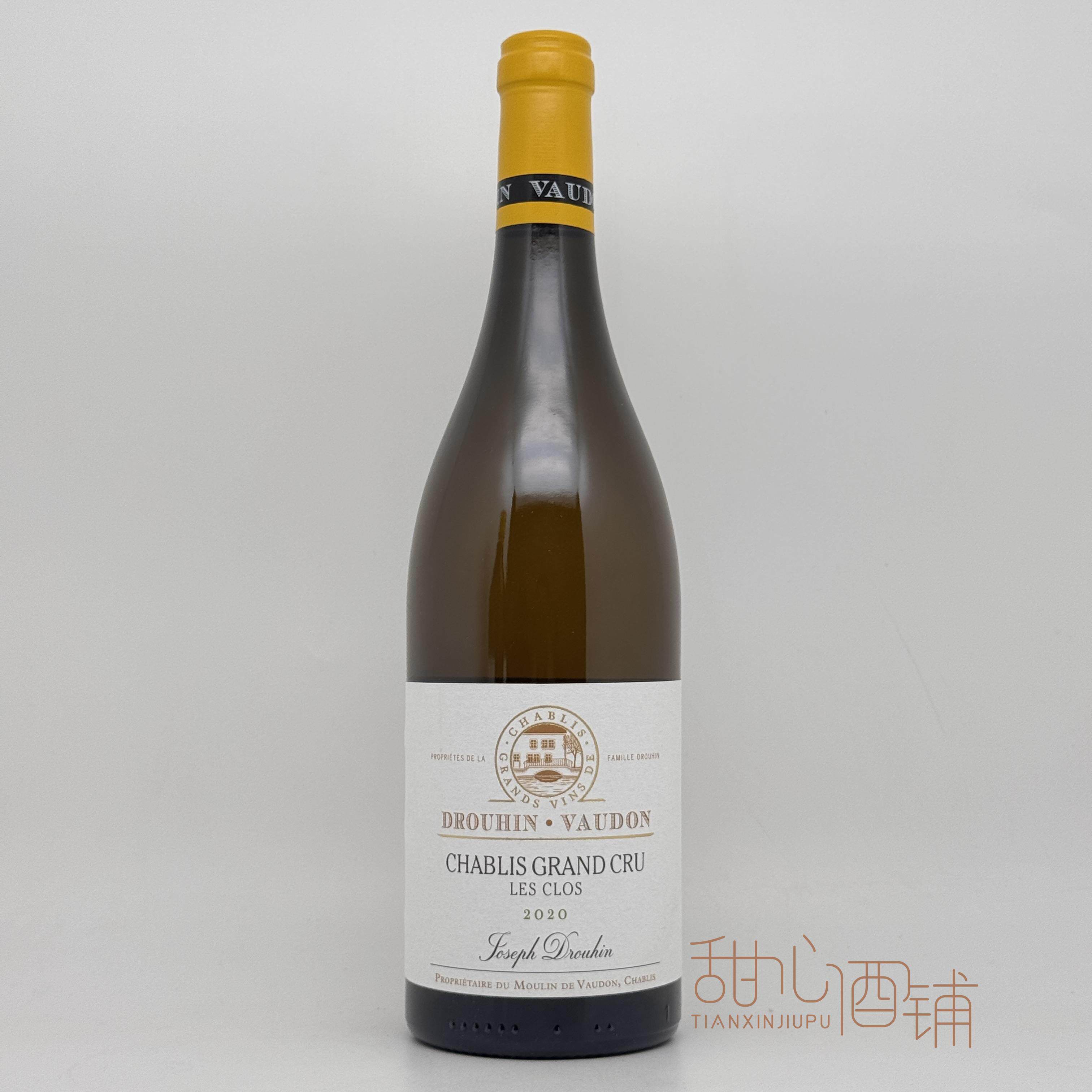 约瑟夫杜鲁安夏布利LesClos特级园干白 米其林餐厅用酒GrandCru
