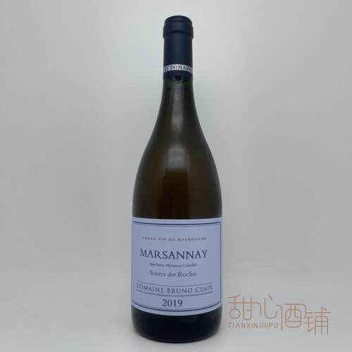 布鲁诺克莱尔酒庄马沙内村干白葡萄酒Bruno Clair Marsannay 2019