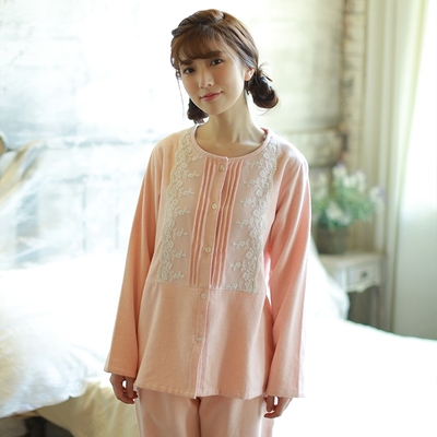 女士全棉印花睡衣家居服彩棉套装