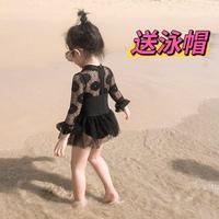 兒童泳衣女小公主2025新