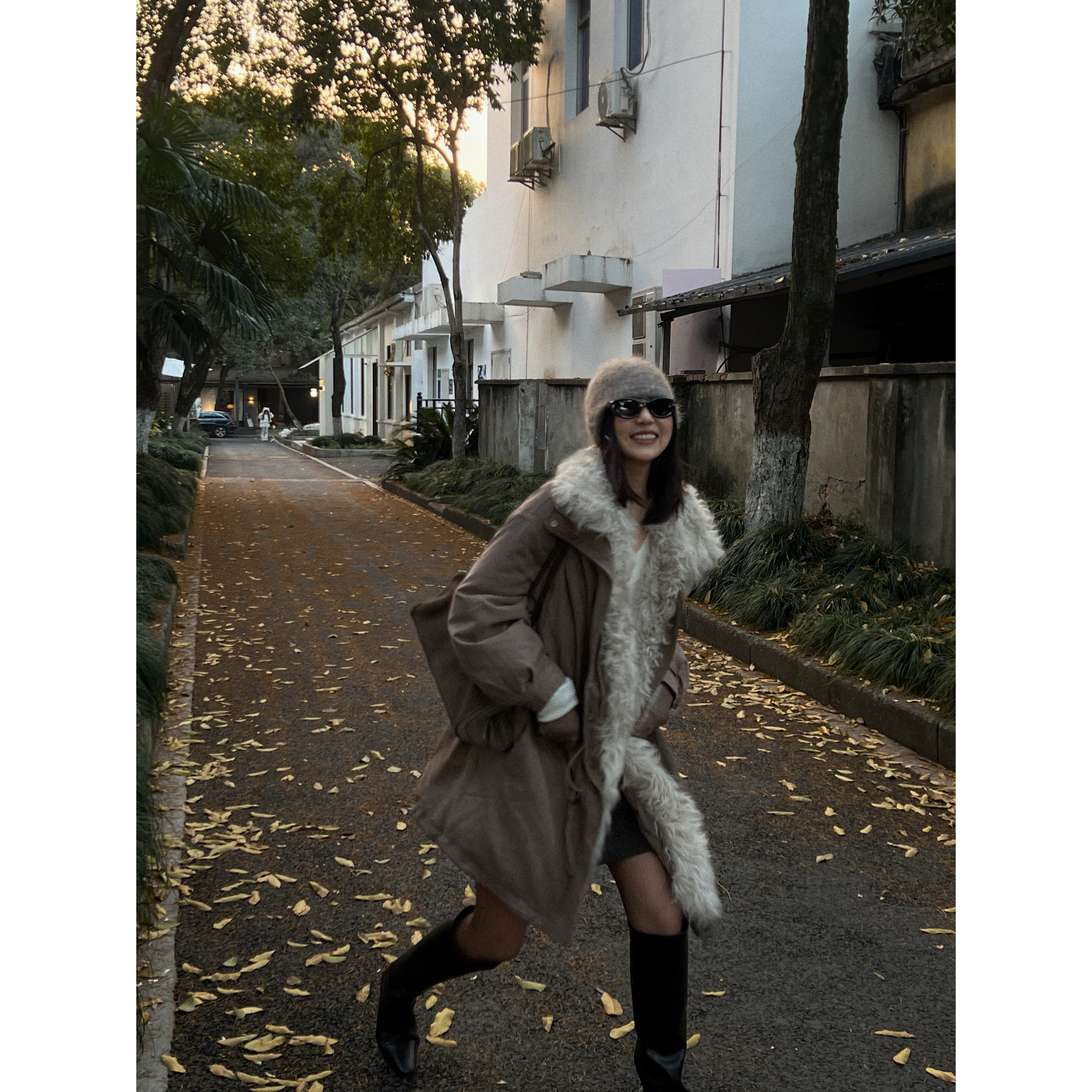 nczz《莫斯纳 》小胡羊毛领鹅绒服