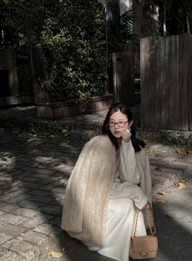 nczz《珍珠貂》  基础款编织珍珠刚需貂外套