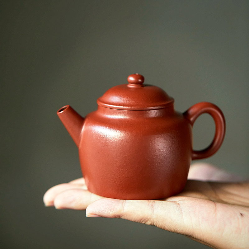 润砂堂具轮珠宜兴紫砂壶大红袍