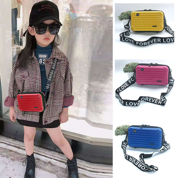 儿童行李箱包包男女童小挎包韩版时尚迷你手机包小背包斜跨单肩包