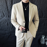 韩版修身商务西服毛呢休闲西装1822-P180，男装西服套装，星座1606-1