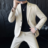 韩版修身商务西服毛呢休闲西装1822-P180，男装西服套装，星座1606-1