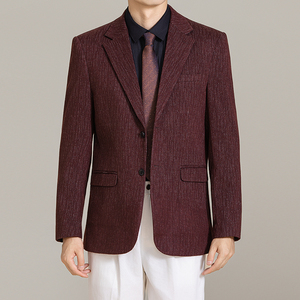男士韩版修身西服时尚休闲流星雨条纹西装外套DX71-P148图片
