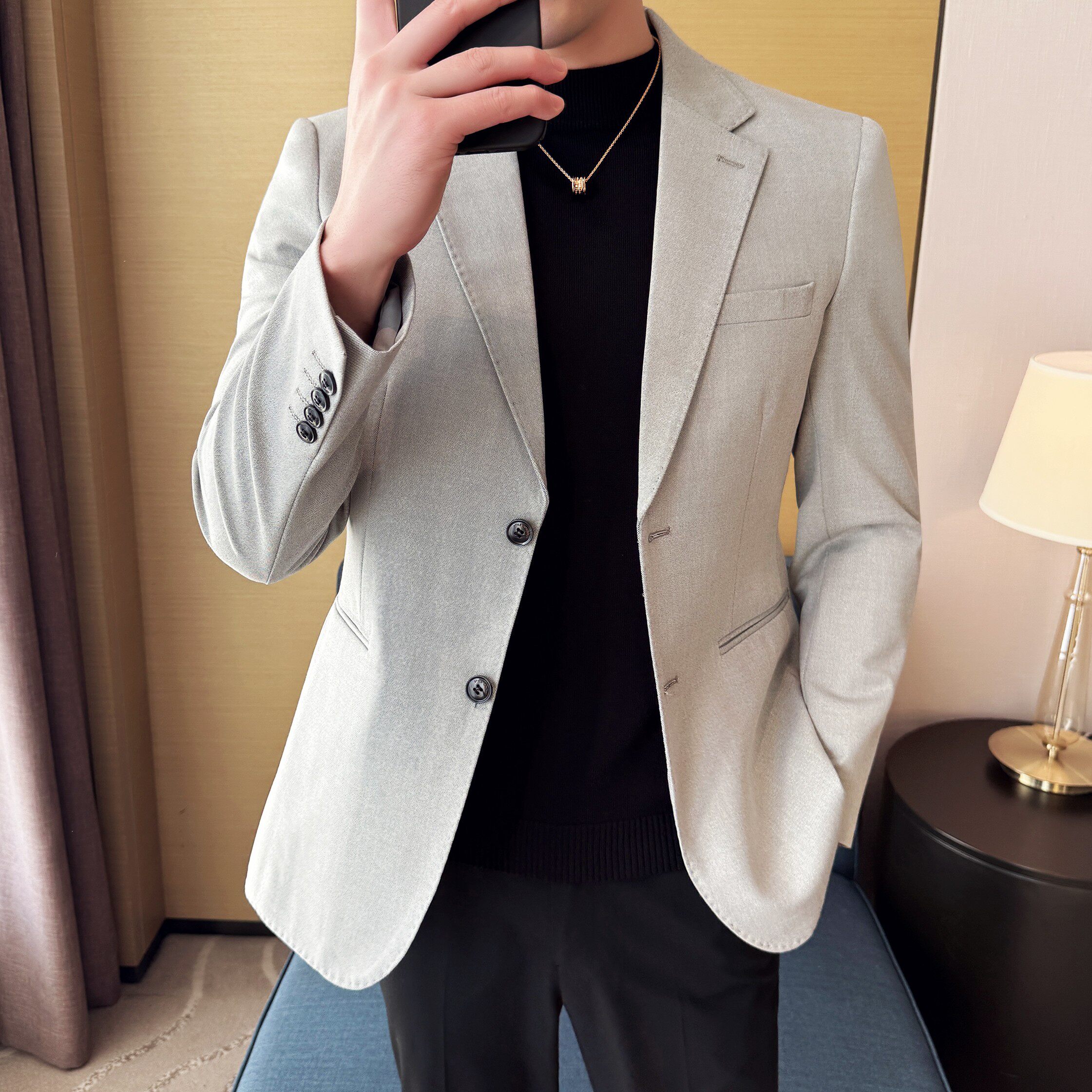 银丝混纺时尚休闲西装外套男士韩版修身西服DX59-P155,男装西服套装,星座1606-1