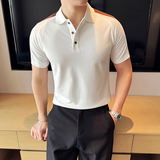 夏季男士PLO衫时尚拼色短袖上衣男2820-P55，男装T恤，星座1606-1