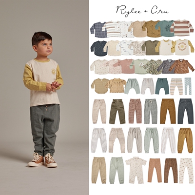 舒适长袖T上衣长裤打底裤可亲子