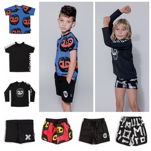 现货 NUNUNU 21春夏 21SS 儿童分体泳衣泳裤 冲锋衣 沙滩裤