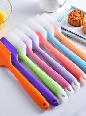 烘焙工具硅胶铲子耐高温橡皮家用一体式刮刀切面奶油蛋糕刮板抹刀