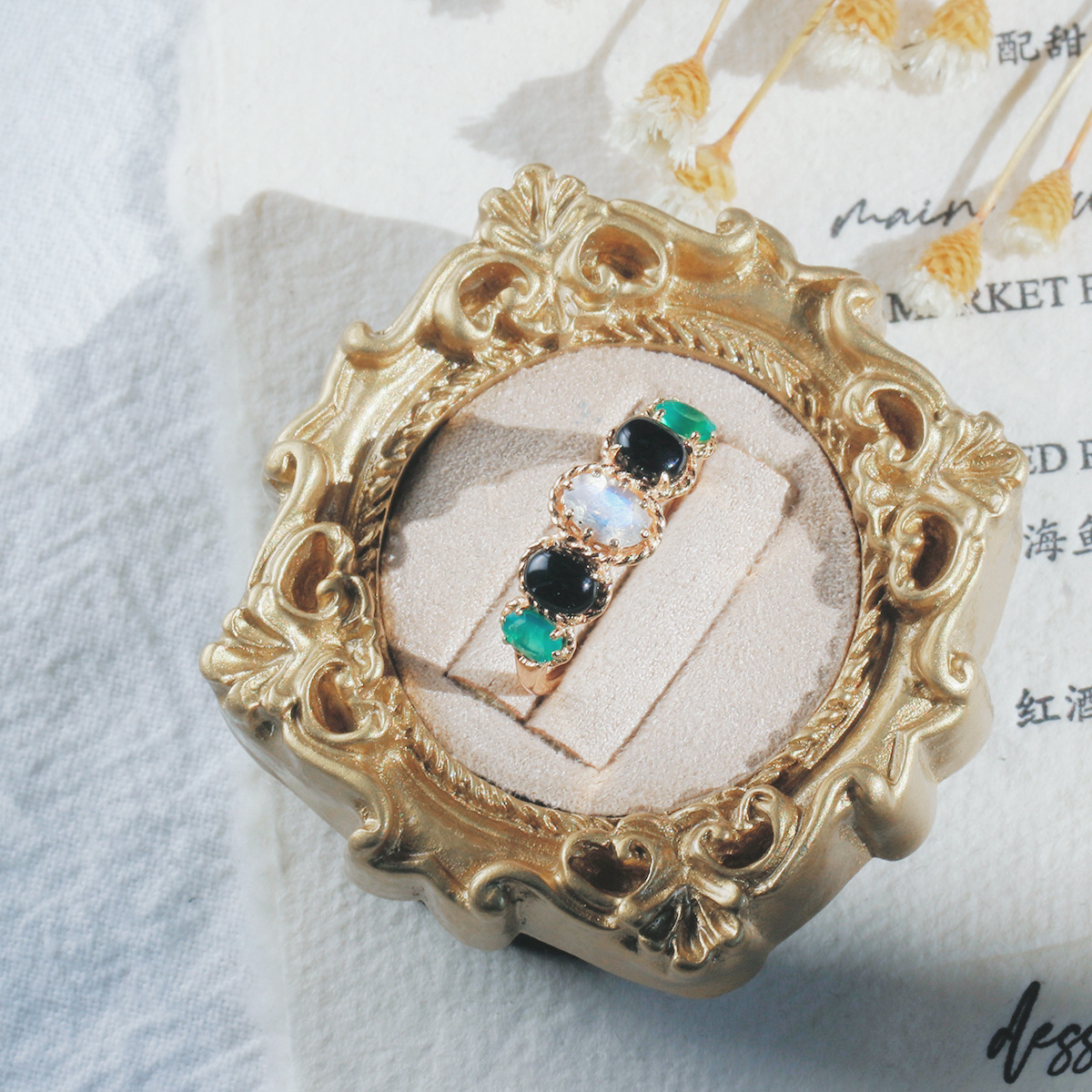 凰谨珠宝日系圣诞限定新天然石