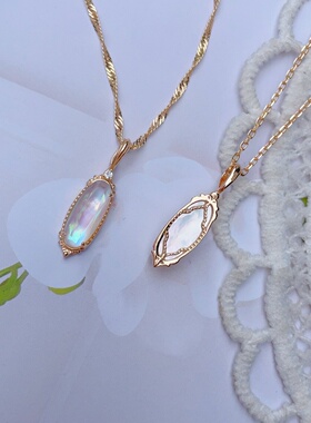 新中式窗花天然水晶925银项链