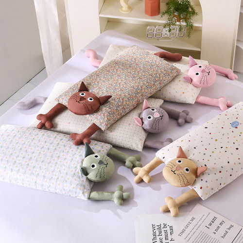 全棉双层纱枕套1只38*58cm