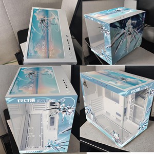 玩嘉孤勇者mini海景房机箱动漫主题定制全景侧透台式电脑水冷机箱