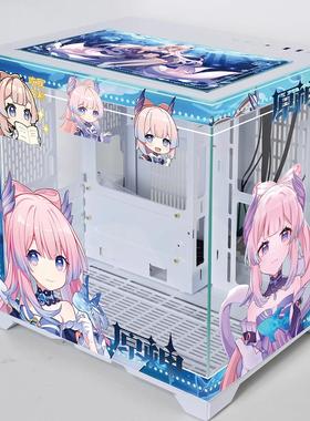 原神定制主题机箱玩嘉孤勇者MINI来图定制机箱UV打印机箱客制化