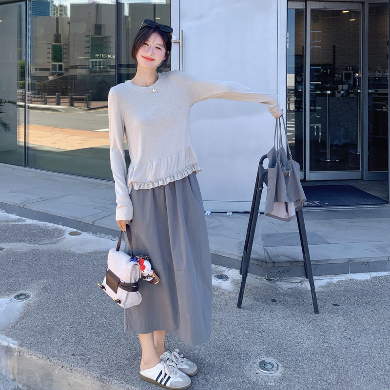 现货2025年秋季新款三件套韩系显瘦套裙XW733P175K268，女装套装/套裙，浙宝171