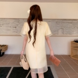 夏新款甜美气质欧根纱连衣裙XW1089P130K198，女装连衣裙，浙宝171