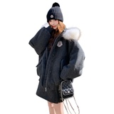 冬装新款连帽90绒白鸭绒羽绒服高腰半身裙套装XW3359P465K698，女装羽绒服，浙宝171