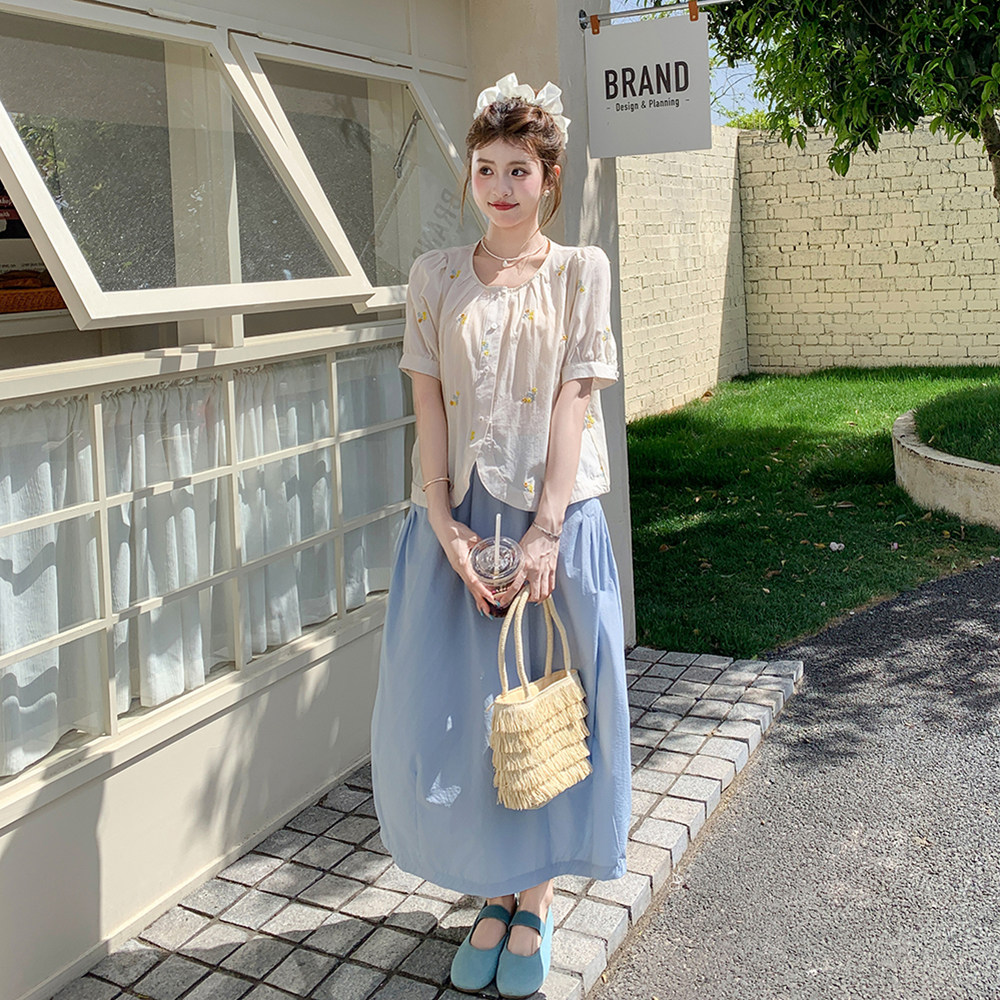 2026年夏新款现货韩系甜美减龄套装XW1078P165K248，女装套装/套裙，浙宝171