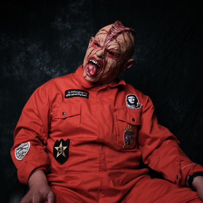 全脸乳胶全套头暴力恐怖男士面具电锯惊魂斯巴达克斯演唱年会