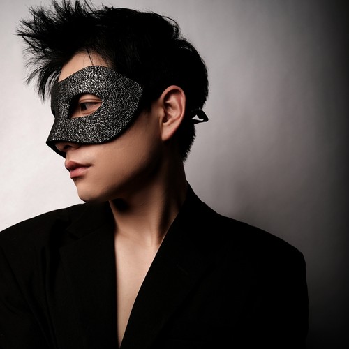 燕尾蝶家原创暗黑哥特风面具万圣节cosplay舞台表演猛男士半脸歌