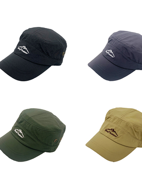 正品hatty哈荻短檐平顶太阳帽透气防泼水速干鸭舌帽男女ins潮旅游