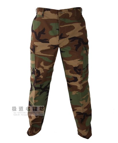 极道美国经典四色丛林作战服裤子