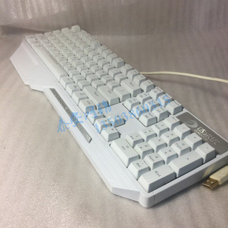 达尔优 DK300 背光 二手机械键盘 青轴LOL 电竞游戏键盘帽 键盘轴
